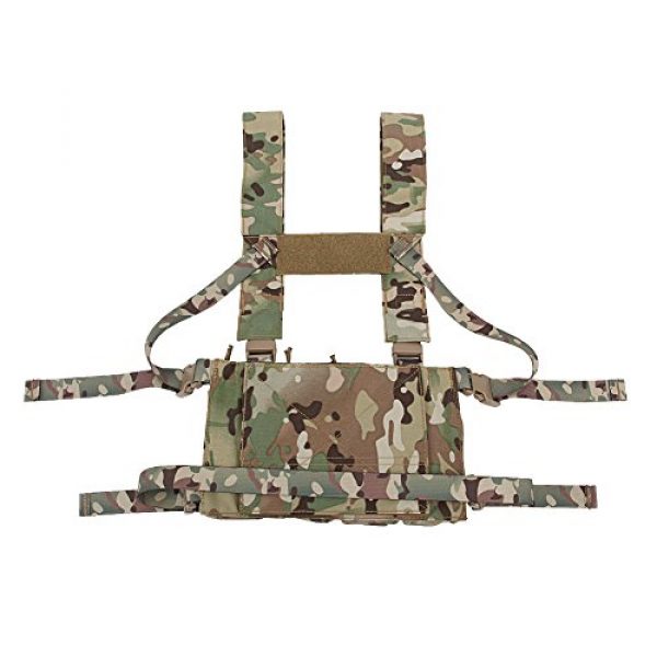 OAREA Airsoft Tactical Vest 7 OAREA Tactical Sling Vest Chest Rig Combat Recon Gear Vest with Magazine Pouch for Airsoft Hunting Games