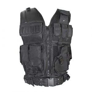 Yoghourds Airsoft Tactical Vest 1 Yoghourds Adjustable Breathable Vest, Ultra-Light Tactical Vest for Men for Hunting/Fishing/CS Field Operations/Cosplay