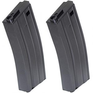 Airsoft Gang Airsoft Gun Magazine 1 Airsoft Parts 2pcs 70rd Mid-Cap Mag Magazine for G&P ICS Classic Army Tokyo Marui M4 M16 Series AEG Black