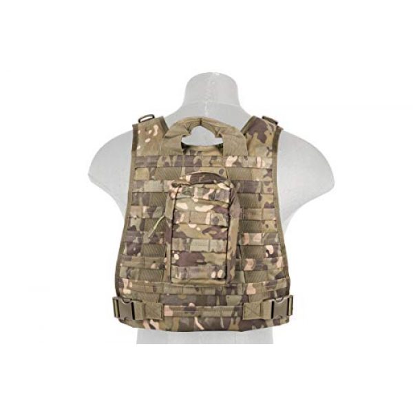 Lancer Tactical Airsoft Tactical Vest 4 Lancer Tactical Ballistic 600D Poly Combat Training Tactical Vest Camo Tropic Adjustable Lightweight