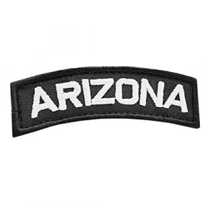 LEGEEON Airsoft Morale Patch 1 LEGEEON Arizona Shoulder Tab AZ State Army Morale Tactical Fastener Patch