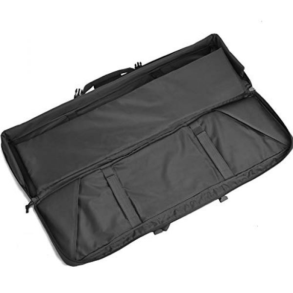 BOW-TAC Rifle Case 7 BOW-TAC Double Long Rifle Gun Case Bag Tactical Rifle Backpack Pistol Soft Firearm Transportation Carbine Case - Lockable Compartment 36",42",46"