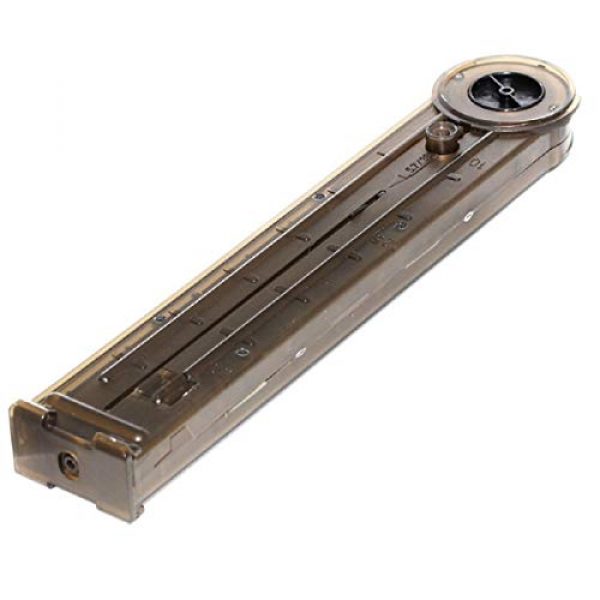 Airsoft Shopping Mall Airsoft Gun Magazine 1 Airsoft Shooting Gear CYMA 280rd Mag Hi-Cap Magazine for CYMA/Classic Army/King Arms/Tokyo Marui/JG P90 Series AEG Transparent Brown
