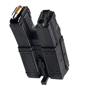 Airsoft Shopping Mall Airsoft Gun Magazine 1 Airsoft Shooting Gear CYMA 3pcs 250rd Short Mag Hi-Cap Dual Magazine for MP5 Series AEG Black