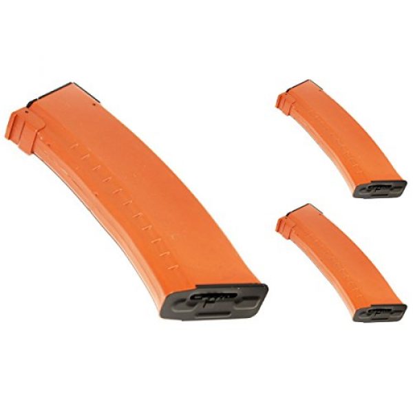 Airsoft Shopping Mall Airsoft Gun Magazine 1 Airsoft Shooting Gear 3pcs Pack CYMA 500rd Hi-Cap Magazine for Airsoft AK-Series AEG Brown