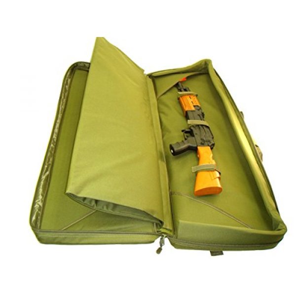 Explorer Cases Rifle Case 4 Explorer PAT3 Military Outdoor Clothing Ranger Double 3 Rifles Weapon Gun Case Padded long Tactical Carrying Military Backpack Bag with YKK Zippers with Storage MOLLE Pouches 4 Pistol Cases