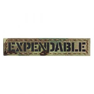 Tactical Freaky Airsoft Morale Patch 1 Multicam IR Expendable 1x5 Infrared Name Tag Callsign IFF Morale Tactical Fastener Patch