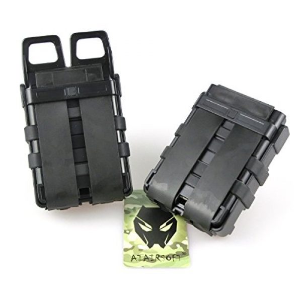ATAIRSOFT Tactical Pouch 4 ATAIRSOFT Tactical FastMag Molle Pouch Double 5.56 Magazine Holster Bag for AR M4 M16