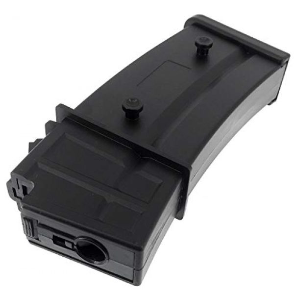 SportPro Airsoft Gun Magazine 6 SportPro Army Force 470 Round Polymer High Capacity Magazine for AEG G36 Airsoft - Black