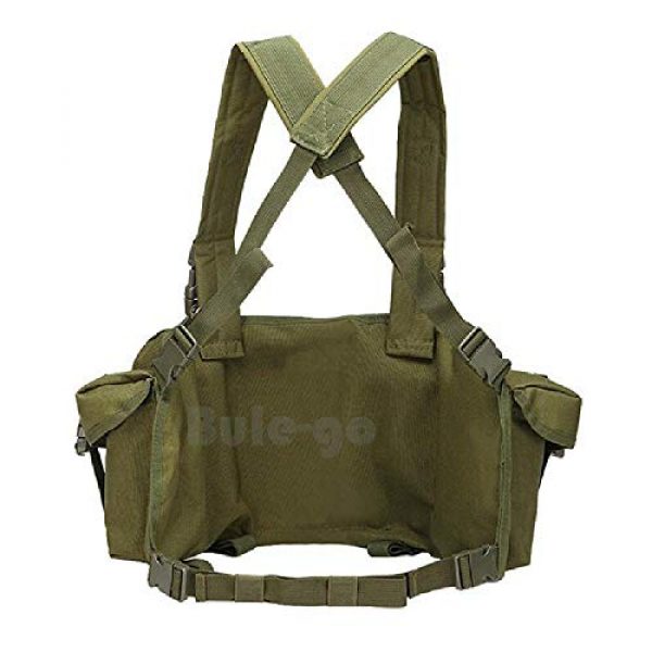 BGJ Airsoft Tactical Vest 5 BGJ Tactical Vest Airsoft Ammo Chest Rig AK 47 Magazine Carrier Camouflage Combat Vest Tactical Military Army Equipment