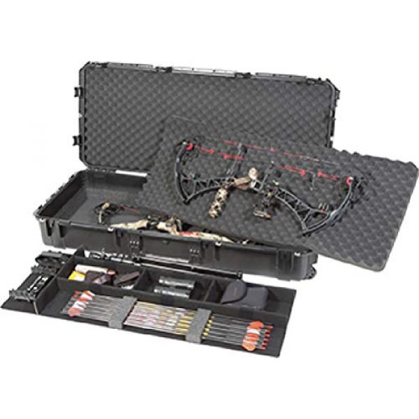 SKB Cases Rifle Case 1 SKB 3I-4719-PL 3I-4719-PL i-Series Ultimate Single/Double Bow Case, Black, Multi