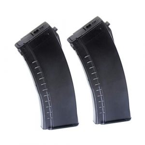 Generica Airsoft Gun Magazine 1 Generica Airsoft Spare Parts APS 2pcs 500rd Plastic Hi-Cap Mag Magazine for CYMA ICS Marui AK AEG BK