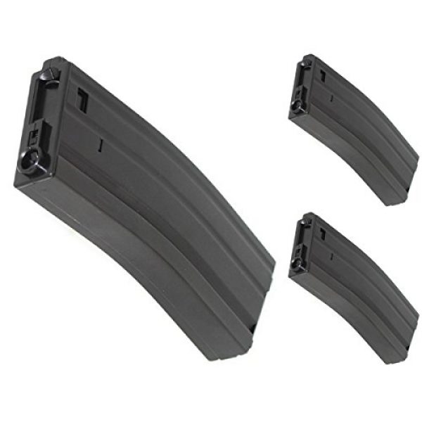 Airsoft Shopping Mall Airsoft Gun Magazine 1 Airsoft Shooting Gear CYMA 3pcs 350rd Hi-Cap Mag Magazine For M-Series AEG Black