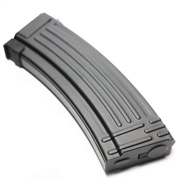 Generica Airsoft Gun Magazine 1 Airsoft Spare Parts CYMA 140rd Mid-Cap Metal Magazine for AK-Series AEG Black
