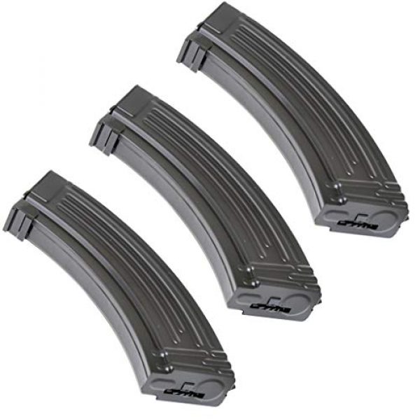 Generica Airsoft Gun Magazine 1 Airsoft Spare Parts 3pcs Pack CYMA 600rd Hi-Cap Magazine for AK-Series AEG Black