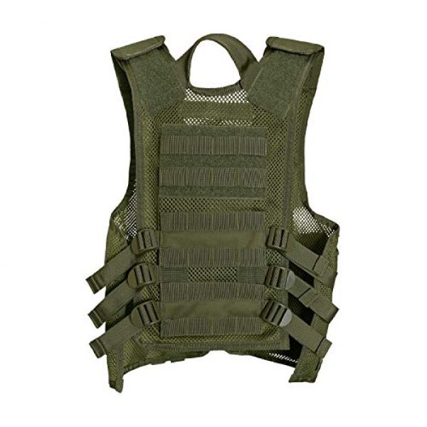 Rothco Airsoft Tactical Vest 2 Rothco Kid's Tactical Cross Draw Vest, Olive Drab