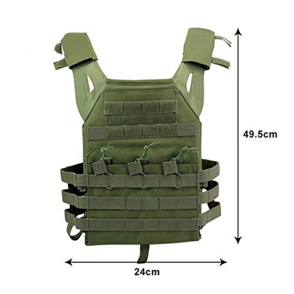 BGJ Airsoft Tactical Vest 7 BGJ Tactical JPC Vest Molle Plate Carrier Military Vest Airsoft Paintball CS Game Hunting Outdoor Protective Equipment