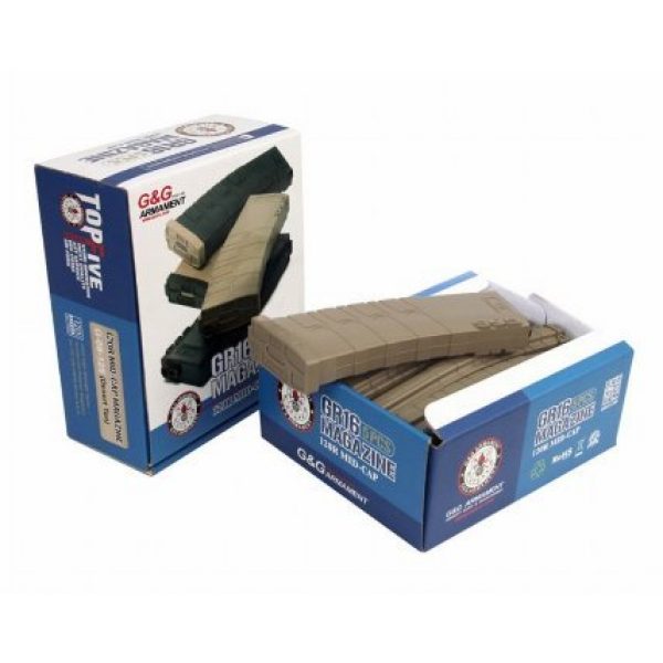G&G Airsoft Gun Magazine 1 G&G Airsoft 120 Round Mid Caps Performance Magazine for M4 / M16 AEG