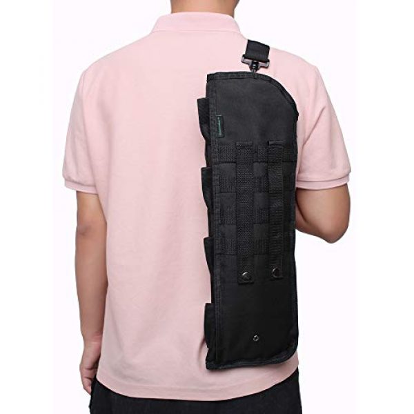 Kylebooker Rifle Case 4 Kylebooker Tactical Pistol Grip Short Shotgun Scabbard Holster (Black)