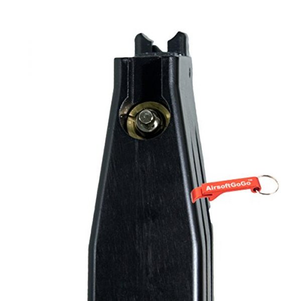 AirsoftGoGo Airsoft Gun Magazine 3 Armorer Works HXMG01 30rds Magazine for WE, Marui Hi-Capa 5.1 Airsoft GBB (Black) - AirsoftGoGo Keychain Included