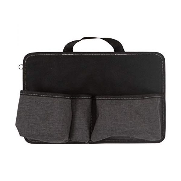 Allen Company Rifle Case 4 Gear Fit MAG Rifle Case, 50 inches, Magnetic Flap Pocket, Removable Organizer for Ammo/Tools and More, Fleece Cylindrical Nose Pocket Protects Scope, Heavy Duty Padding, Black and Heather Gray