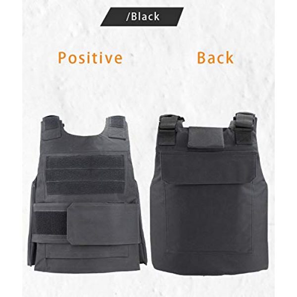 BGJ Airsoft Tactical Vest 6 Military Gear Tactical Vest Army Training Combat Men Plate Carrier Molle Vest Airsoft Paintball Body Armor Outdoor Hunting Vest