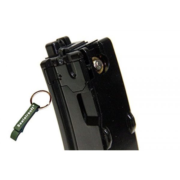 WE Airsoft Gun Magazine 2 WE 26rds Gas Airsoft Gas Magazine For APACHE MP5 MP5K MP5A2 GBB SMG BLK -Mobile Ring Included