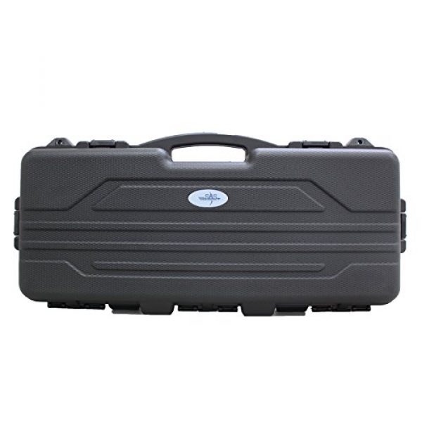 SAS Pistol Case 2 SAS Takedown Bow Hard Case with Pluck Foam and Locking Holes for Competition Bow, Pistol, Archery Accessories or Handgun