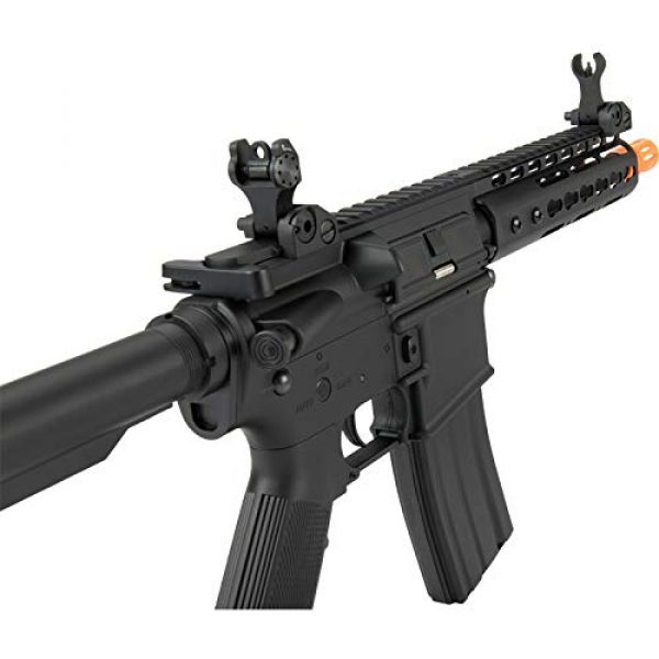 Lancer Tactical Airsoft Rifle 3 Lancer Tactical Golden Eagle F6637 Elite Series 7" KeyMod CQB AEG Airsoft Rifle Black