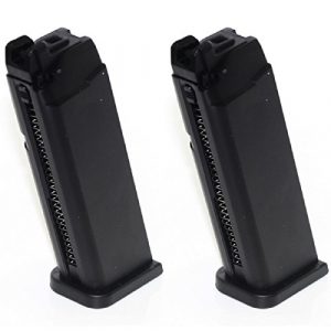 Airsoft Shopping Mall Airsoft Gun Magazine 1 Airsoft Shooting Gear ARMY 2pcs 25rd Mag Magazine For ARMY R17/Marui GBB Pistol Black
