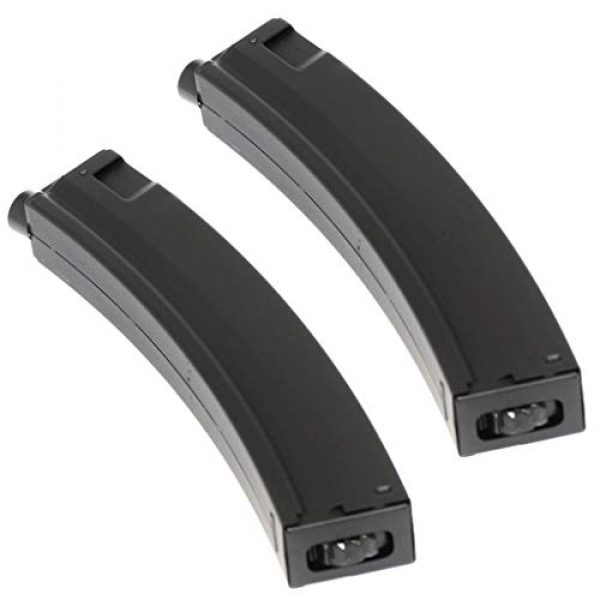 Airsoft Gang Airsoft Gun Magazine 1 Airsoft Parts 2pcs Pack CYMA 260rd Hi-Cap Magazine for MP5 Series AEG Black