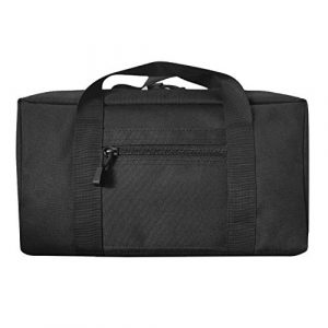 Champlus Pistol Case 1 Pistol Range Bag Tactical Pistol Bag Range Bags for Handguns and Ammo Soft Pistol Case Gun Range Bag for Handguns, Pistols and Ammo Shooting Range Pistol Bag Handgun Magazine Pouch-Black 1 Pack