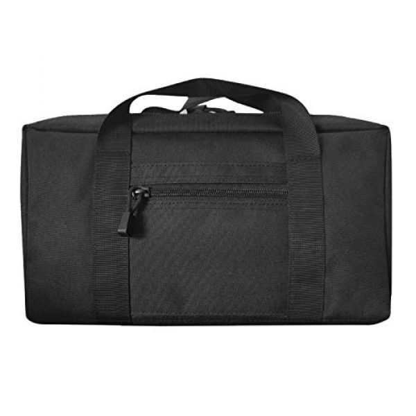 Champlus Pistol Case 1 Pistol Range Bag Tactical Pistol Bag Range Bags for Handguns and Ammo Soft Pistol Case Gun Range Bag for Handguns, Pistols and Ammo Shooting Range Pistol Bag Handgun Magazine Pouch-Black 1 Pack