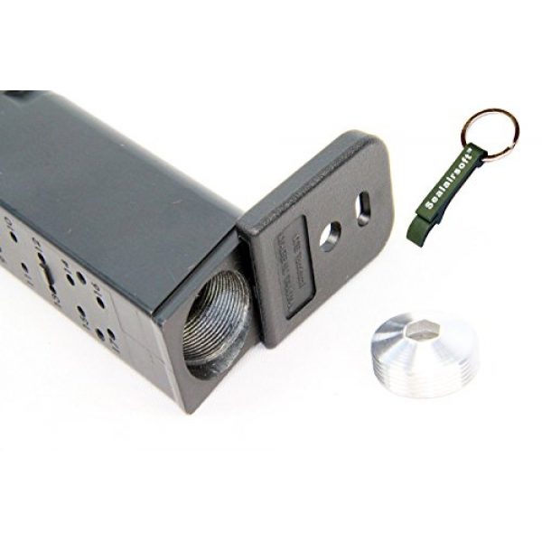 WE Airsoft Gun Magazine 2 WE 24rd CO2 Airsoft Magazine for Marui G17 G18C G17 G18C G19 G23 G34 G35 GBB -Mobile Ring Included
