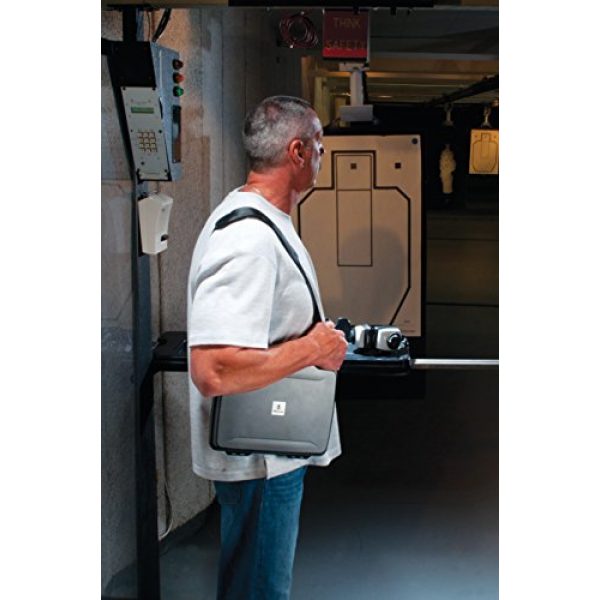Pelican Pistol Case 5 Pistol Case | Pelican P1075 Slim Profile Pistol Case (Black)