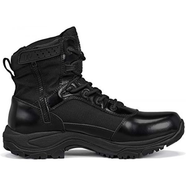 Belleville Tactical Research TR Combat Boot 2 Belleville Tactical Research TR Men's Class-A TR906Z 6" Hot Weather High Shine Side-Zip Boot