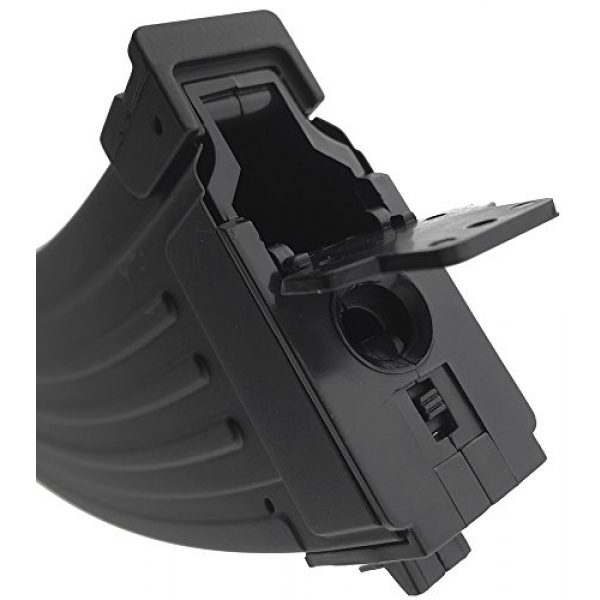 SportPro Airsoft Gun Magazine 5 SportPro 500 Round Metal High Capacity Magazine for AEG AK47 AK74 Airsoft - Black