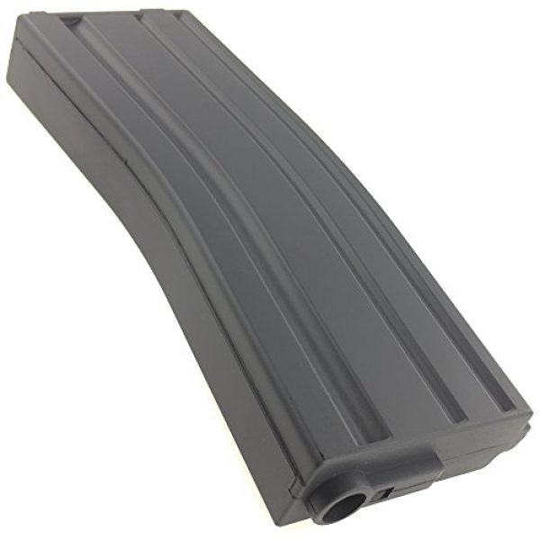 SportPro Airsoft Gun Magazine 6 SportPro 140 Round Metal Medium Capacity Magazine for AEG M4 M16 Airsoft - Gray