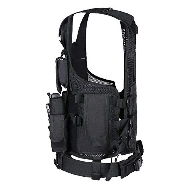 TongBF Airsoft Tactical Vest 4 TongBF Tactical Outdoor Military CS Field Vest Ultra-Light Breathable Combat Training Adjustable Vest