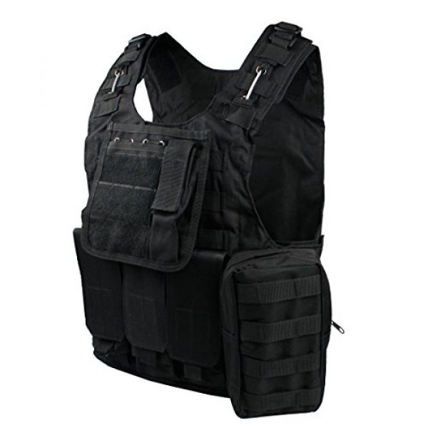 Andux Airsoft Tactical Vest 5 Andux Land Airsoft Assault Vest Paintball Combat Vest Tan Adult ZSBS-01