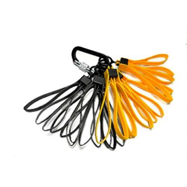 TMC Dummy Flexcuffs 5 TMC Fold Plastic Dummy Restraints (Yellow 3 pcs) for Tactical Airsoft Hunting Game