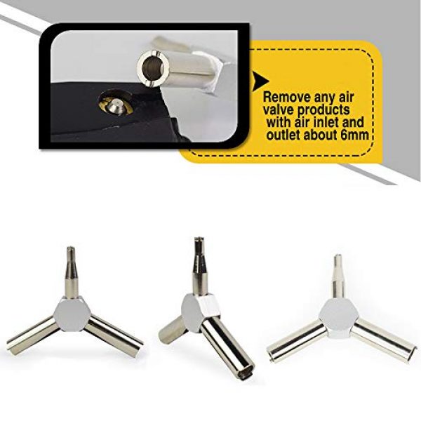 ActionUnion Airsoft Gun Gas Valve Key 3 ActionUnion Army Force Steel Gas Valve Key Magazine Charging Triple for GBB KWA KSC Airsoft Pistols Shooting Gear