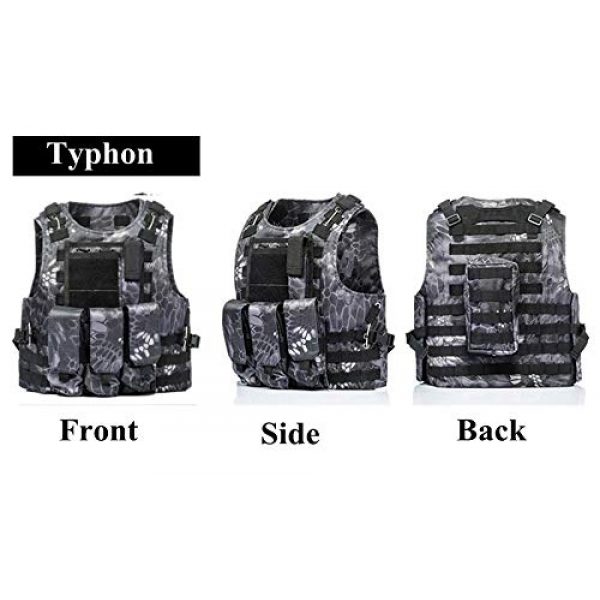 BGJ Airsoft Tactical Vest 2 BGJ Airsoft Military Shooting Vest Molle Waistcoat Armor Hunting Vest Tactical Combat Gear Wargame CS Protective Vests
