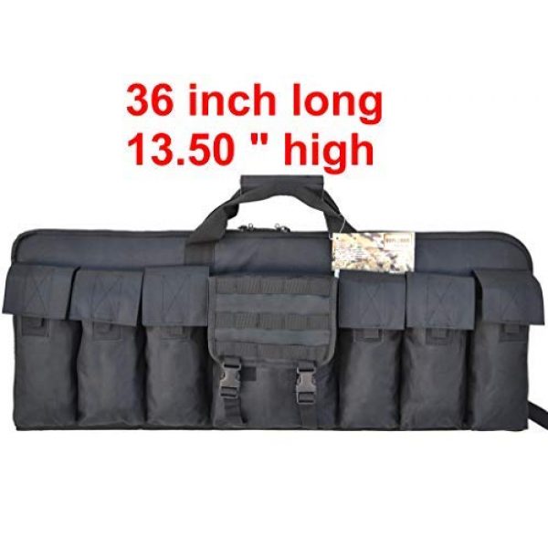 Explorer Cases Rifle Case 5 Explorer Single Gun Case, 36 x 13.5-Inch, Black