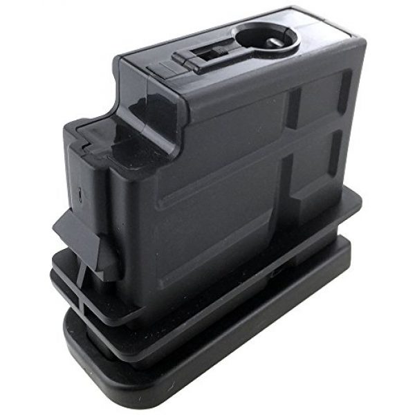 SportPro Airsoft Gun Magazine 4 SportPro Jing Gong 16 Round Polymer Low Capacity Magazine for AEG G36 SL8 SL9 Airsoft - Black