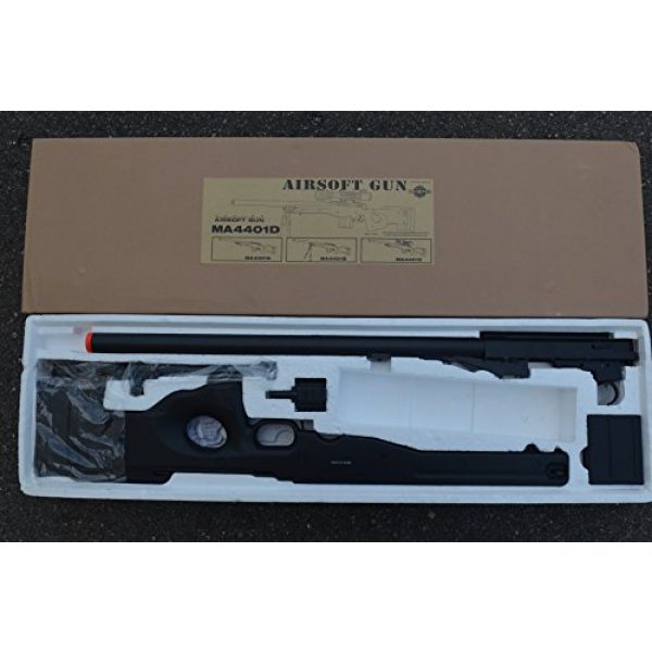Well Airsoft Rifle 2 Well Full Metal L96 Bolt Action Spring Powered Sniper Rifle Airsoft Gun w/Bipods (Bipods package)