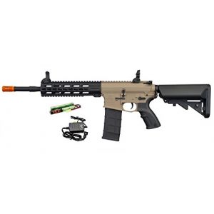 Hsa Airsoft Rifle 1 Hsa Tippmann Commando 14.5" 6mm AEG Carbine (Battery & Charger) - TAN