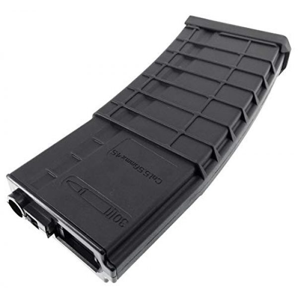 SportPro Airsoft Gun Magazine 6 SportPro CYMA 320 Round Polymer Thermold Waffle High Capacity Flash Magazine for AEG M4 M16 Airsoft - Black