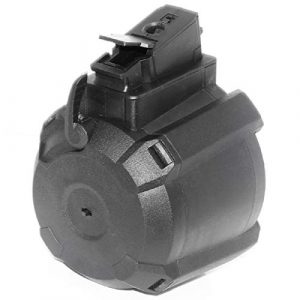 Airsoft Shopping Mall Airsoft Gun Magazine 1 Airsoft Shooting Gear Battleaxe 1400rd Sound Control Electric Drum Magazine for JG(Jing Gong), Classic Army, ICS, APS, D-Boys, CYMA, Tokyo Marui AK Series AEG Black
