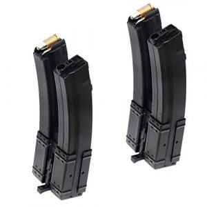 Airsoft Gang Airsoft Gun Magazine 1 Airsoft Parts 2pcs Pack CYMA 560rd Hi-Cap Long Dual Magazine for MP5-Series AEG Black